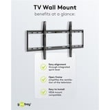 goobay Support mural TV Basic FIXED (XL) Noir