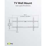 goobay Support mural TV Basic FIXED (XL) Noir