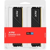 ADATA GAMMIX D35 module de mémoire 64 Go 2 x 32 Go DDR4 288-pin DIMM, Mémoire vive Noir, 64 Go, 2 x 32 Go, DDR4, 3200 MHz, 288-pin DIMM