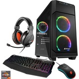 ALTERNATE PC gaming Noir/transparent