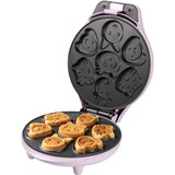 Bestron AAW700P Mini appareil à biscuits avec motifs d'animaux amusants, Machine à biscuits Rose