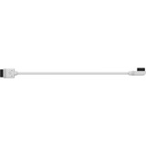 Corsair iCUE LINK Slim 1x 90°, Câble Blanc, 0,2 mètres