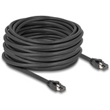 DeLOCK Câble réseau RJ-45 S/FTP Cat.8.1 Noir, 15 mètres