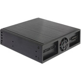 DeLOCK Cadre amovible 5,25″ pour 4 x 2,5″ SATA HDD / SSD, Cadrage Noir