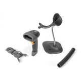 Digitus 1D 2D Desktop USB Barcode Scanner, Lecteur de codes-barres Noir