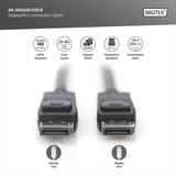 Digitus AK-340106-050-S, Câble Noir