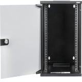 Digitus Boîtier mural 254 mm (10") - 312 x 300 mm, Armoire informatique Noir