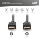 Digitus Câble de connexion HDMI Premium High Speed, avec Ethernet, UHD 4K Noir