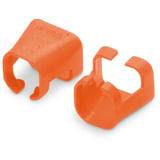 Digitus Clips de couleur pour câbles de raccordement - Orange, Finition Orange