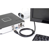 Digitus DB-330123-010-S, Câble Noir