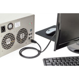 Digitus DB-330123-010-S, Câble Noir