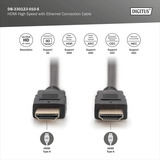 Digitus DB-330123-010-S, Câble Noir