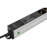 Digitus DN-95438, Multiprise Noir/en aluminium