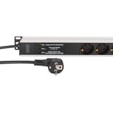 Digitus DN-95438, Multiprise Noir/en aluminium