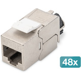 Digitus Module Keystone Cat.6a, blindé, Module de Keystone Argent
