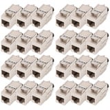 Digitus Module Keystone Cat. 8.1, blindé, 24 pièces, Module de Keystone Argent