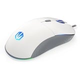 ENDORFY GEM Plus Onyx White, Souris gaming Blanc/gris