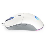 ENDORFY GEM Plus Onyx White, Souris gaming Blanc/gris