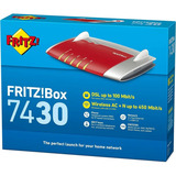 FRITZ! Box 7430 remis à neuf, Routeur Blanc/Rouge