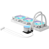 Fractal Design Radius 360 RGB White, Watercooling Blanc