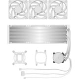 Fractal Design Radius 360 RGB White, Watercooling Blanc