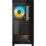 GIGABYTE C500 PANORAMIC STEALTH Midi Tower Noir, boîtier pc Noir | 2x USB-A | 1x USB-C | RGB | Window