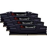 G.Skill Ripjaws V F4-3200C16Q-128GVK module de mémoire 128 Go 4 x 32 Go DDR4 3200 MHz, Mémoire vive Noir, 128 Go, 4 x 32 Go, DDR4, 3200 MHz, 288-pin DIMM