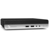HP EliteDesk 800 G4 DM Reconditionné, Mini PC Noir/Argent