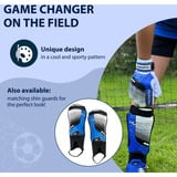 HUDORA Gants de gardien pour enfants, bleu, taille S Bleu/Blanc