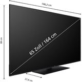 JVC LT-65VUQ3455 TV 165,1 cm (65") 4K Ultra HD Smart TV Wifi Noir 65" Ultra HD QLED Noir, 165,1 cm (65"), 3840 x 2160 pixels, QLED, Smart TV, Wifi, Noir