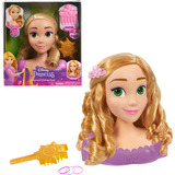 Just Play Disney Princess - Tête de coiffure Raiponce, Maquillage et tête à coiffer 