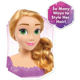 Just Play Disney Princess - Tête de coiffure Raiponce, Maquillage et tête à coiffer 