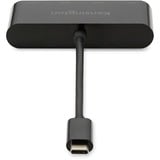 Kensington CH1200 Hub 4 ports USB-C 10 Gbits/s, Hub USB Noir, USB 3.2 Gen 2 (3.1 Gen 2) Type-C, USB 3.2 Gen 2 (3.1 Gen 2) Type-A, 10000 Mbit/s, Noir, Acrylonitrile-Butadiène-Styrène (ABS), Câble rond