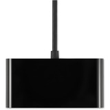 Kensington CH1200 Hub 4 ports USB-C 10 Gbits/s, Hub USB Noir, USB 3.2 Gen 2 (3.1 Gen 2) Type-C, USB 3.2 Gen 2 (3.1 Gen 2) Type-A, 10000 Mbit/s, Noir, Acrylonitrile-Butadiène-Styrène (ABS), Câble rond