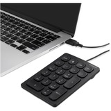 Kensington Pavé numérique filaire Noir, USB, 21, PC portable/de bureau, Noir