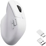 Keychron M6-A3 Wireless , Souris gaming Blanc, 26,000 DPI, USB-C / Bluetooth 5.1 / 2.4 GHz