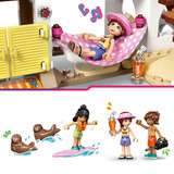 LEGO Maison de plage Friends avec phoques, Jouets de construction 