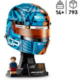 LEGO McLaren Mastercard F1 Team Oscar Piastri Helmet, Jouets de construction Jeu de construction, 14 an(s), Plastique, 793 pièce(s), 968 g