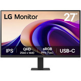 LG 27'' QHD Monitor écran plat de PC 68,6 cm (27") 2560 x 1440 pixels Quad HD Noir  Noir, 68,6 cm (27"), 2560 x 1440 pixels, Quad HD, 5 ms, Noir
