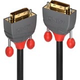 Lindy 36226 câble DVI 10 m DVI-D Noir Noir/gris, 10 m, DVI-D, DVI-D, Mâle, Mâle, Noir