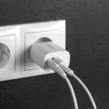 Lindy Chargeur USB Type A et C 20W Blanc, 1x USB-C, 1x USB-A