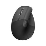 Logitech Lift souris ergonomique vertical - Gaucher Graphite/Noir, 4000 dpi, Bluetooth