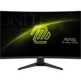 MSI MAG 321CQFDE E18 31.5" Moniteur gaming incurvé Noir, 1x DisplayPort, 2x HDMI, 180 Hz, 80 cm (31.5"), 2560 x 1440 pixels, Wide Quad HD, 0,5 ms, Noir