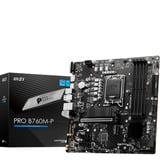 MSI PRO B760M-P socket 1700 carte mère socket 1700 Noir, RAID, Gb-LAN, Sound, µATX