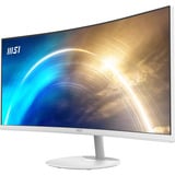 MSI PRO MP341CQWDE 34" Moniteur UltraWide incurvé  Blanc