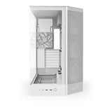 NZXT H9 Flow RGB boîtier midi tower Blanc (mat) | 2x USB-A | 1x USB-C | RGB | Verre Trempé