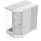 NZXT H9 Flow RGB boîtier midi tower Blanc (mat) | 2x USB-A | 1x USB-C | RGB | Verre Trempé