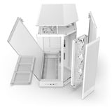 NZXT H9 Flow RGB boîtier midi tower Blanc (mat) | 2x USB-A | 1x USB-C | RGB | Verre Trempé