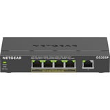 Netgear GS305Pv3 Non-géré Gigabit Ethernet (10/100/1000) Connexion Ethernet, supportant l'alimentation via ce port (PoE) Noir, Switch Noir, Non-géré, Gigabit Ethernet (10/100/1000), Full duplex, Connexion Ethernet, supportant l'alimentation via ce port (PoE), Montage mural