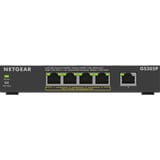 Netgear GS305Pv3 Non-géré Gigabit Ethernet (10/100/1000) Connexion Ethernet, supportant l'alimentation via ce port (PoE) Noir, Switch Noir, Non-géré, Gigabit Ethernet (10/100/1000), Full duplex, Connexion Ethernet, supportant l'alimentation via ce port (PoE), Montage mural